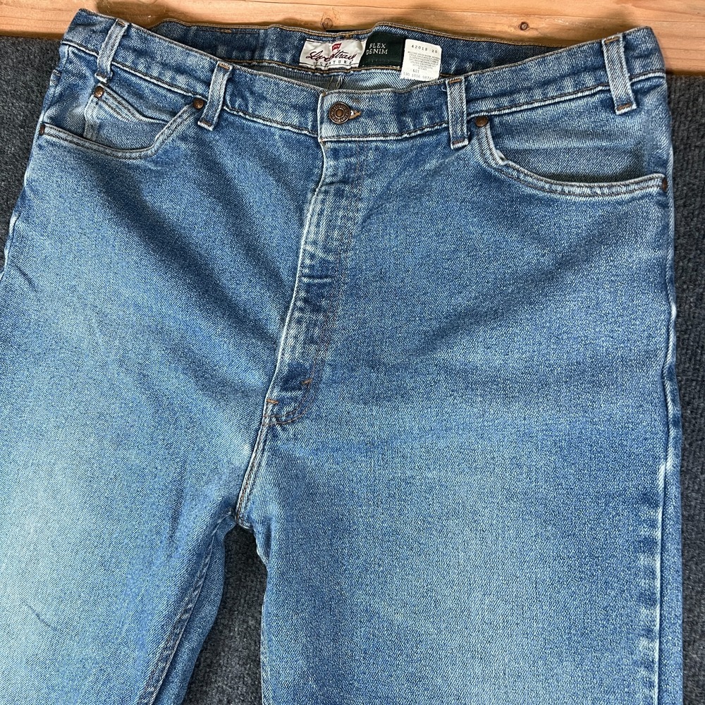 VTG Signature by Levi Strauss 540 Jeans Mens 41x32.5 Blue Flex Denim High Rise